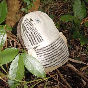 Rusty Whyte - Small Handmade Hemp Boho Backpack